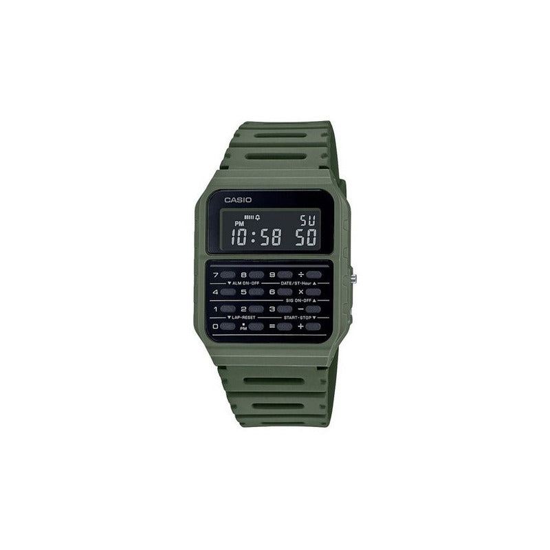 Reloj Calculadora Casio Ca-53w-1 Relojesymas Verde Wf-3b Verde Wf-3b Surtido