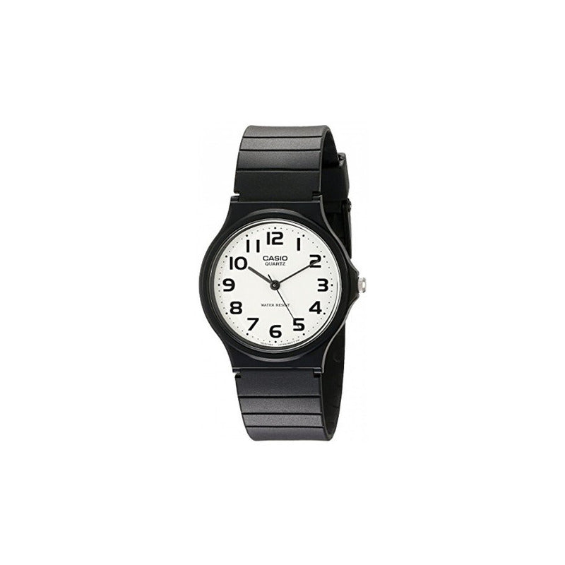 Reloj Casio Clásico Para Caballero Con Correa De Resina Negra