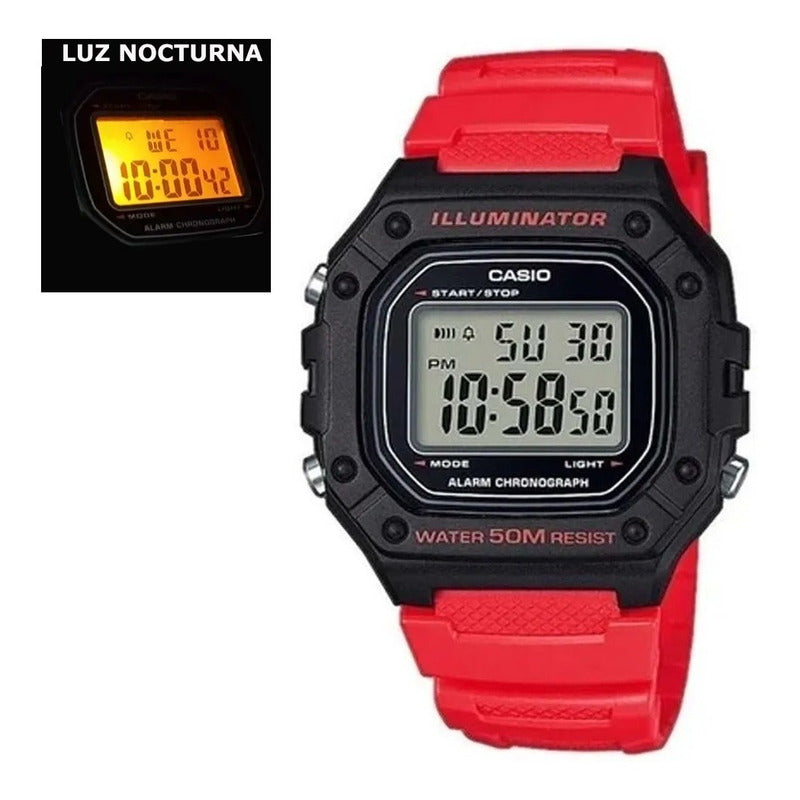 Reloj Casio Digital W-218h Colores Surtidos/relojesymas