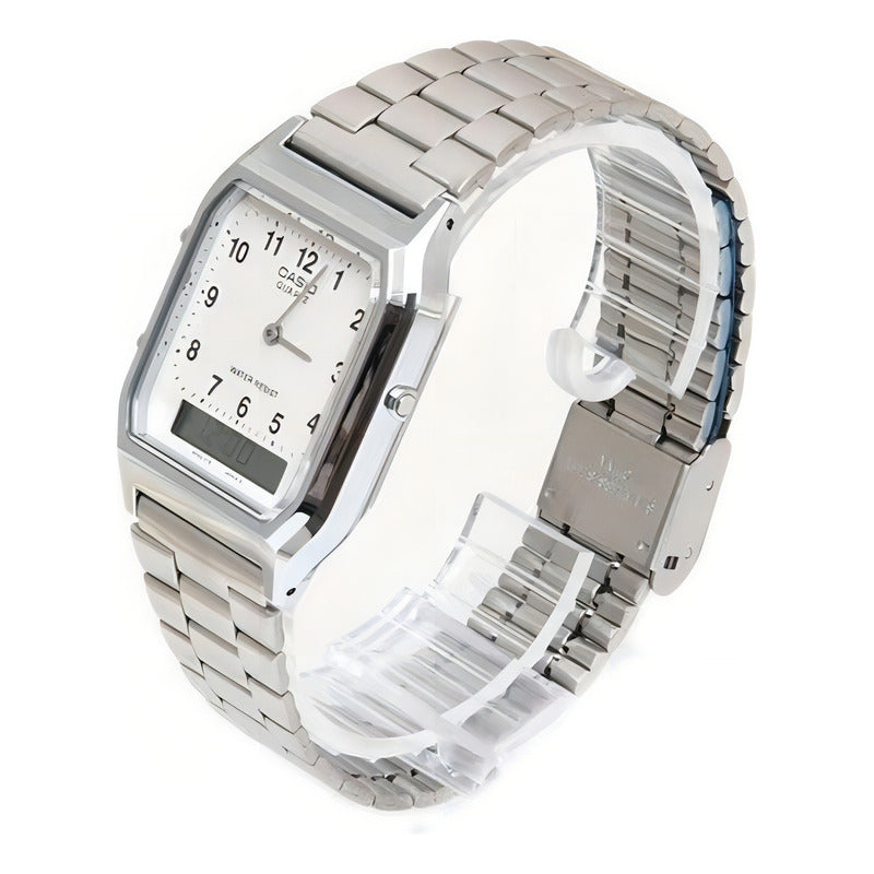 Reloj Pulsera Casio Sapatenis Masculino Con Correa De Acero