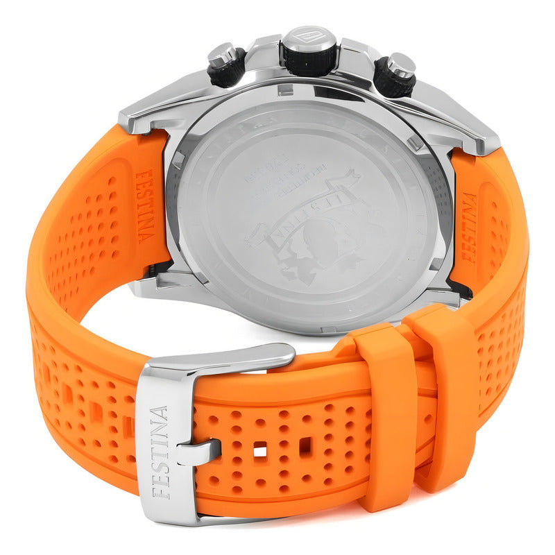 Reloj Para Hombre Festina The Originals F20330/4 Original Naranja Negro
