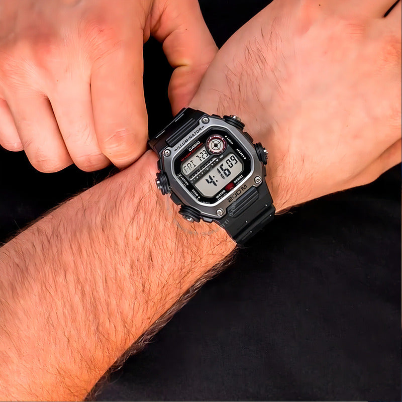 Reloj Casio Dw-291h-1av Cuarzo Hombre Color De La Correa Negro