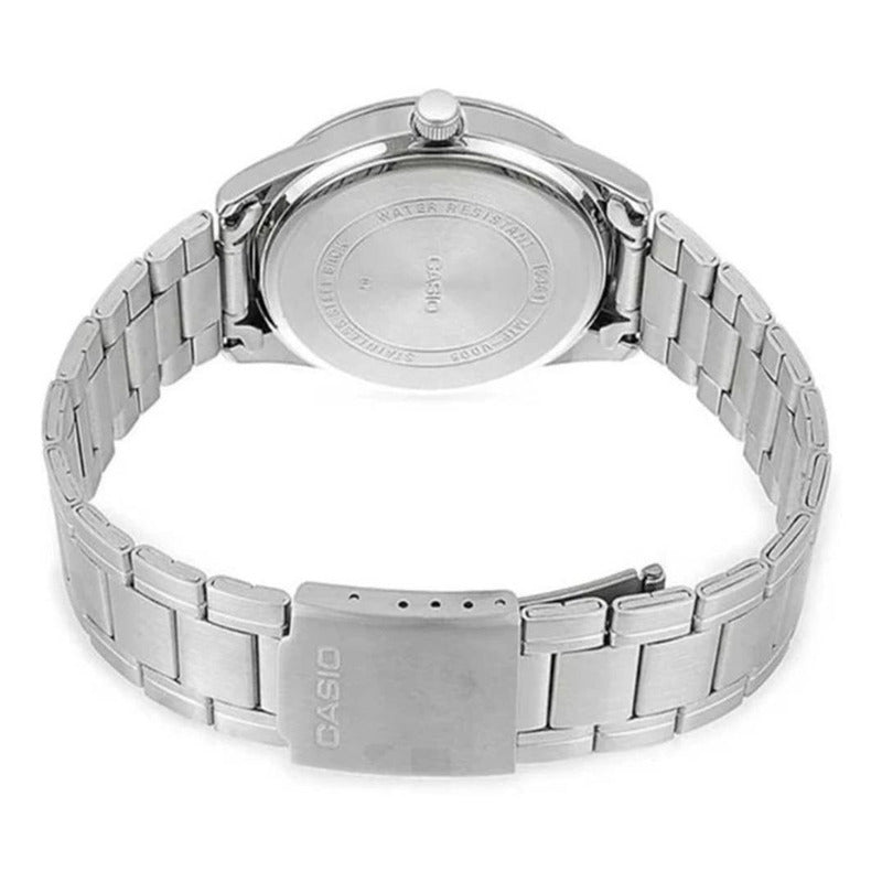 Reloj De Pulsera Casio Enticer Mtp-v004d-7b2 Relojesymas Plateado Gris