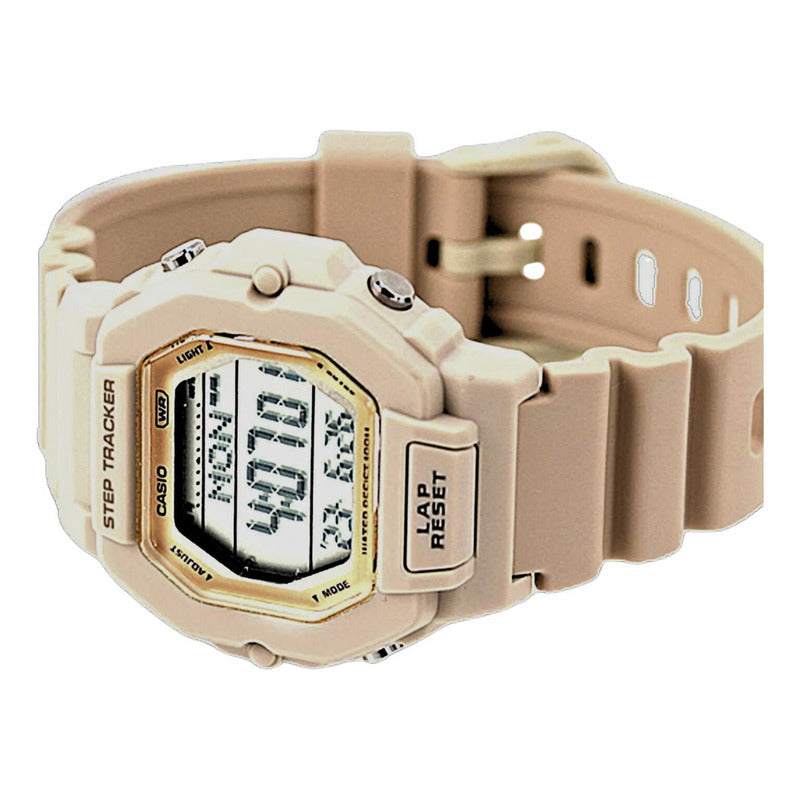 Reloj Digital Casio Lws-2200h-4avdf Para Mujer Nude