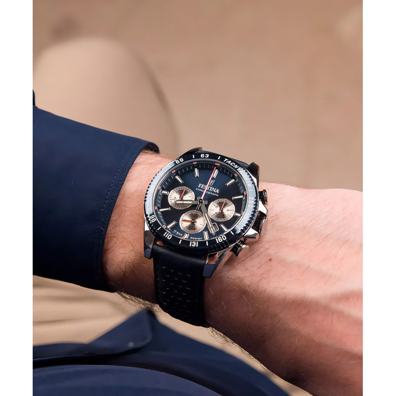 Reloj Festina F20561/2 Chonograph Azul Hombre Azul Oscuro Azul Marino