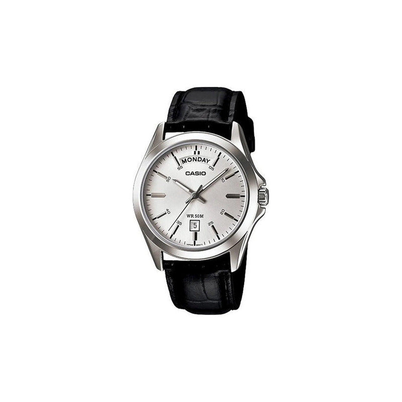 Reloj Casio Mtp_1370l_7av Cuarzo Hombre Color De La Correa Negro