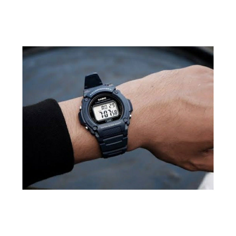 Reloj Casio Digital W-219h-2avdf /marisio Azul