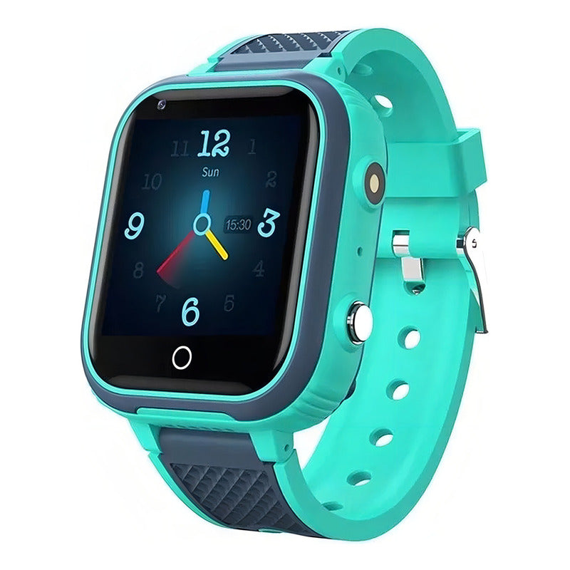 Smartwatch Infantil U8 Lt21-bl Con Gps, 4g Y Videollamada En Celeste Celeste/gris Gris