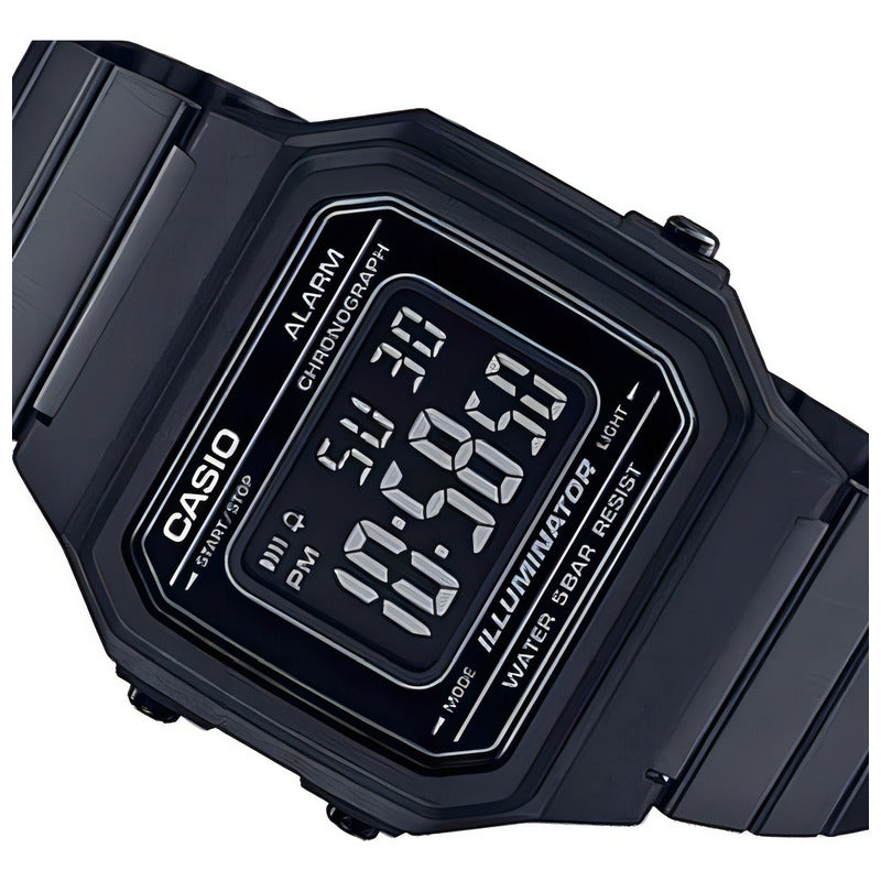 Reloj Digital Vintage Dorado Casio Unisex A-159wgea-1 Color De La Correa Negro Color Del Bisel Negro Color Del Fondo Negro