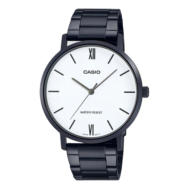 Reloj Casio Hombre Mtp-vt01b-7budf Negro