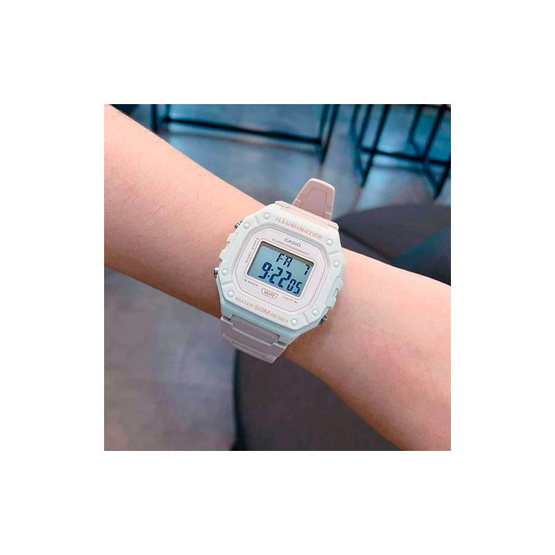 Reloj Mujer Casio W-218hc-4a2v Rosado Original
