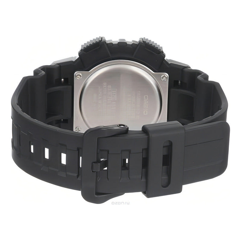 Reloj Casio Aeq-110 Hombre Analógico-digital Con Alarma Y Cronógrafo Negro Gris