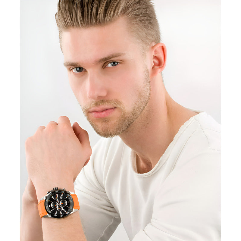 Reloj Para Hombre Festina The Originals F20330/4 Original Naranja Negro