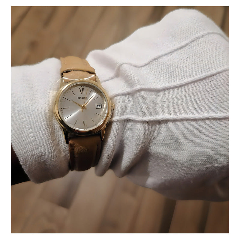 Reloj Casio Ltp-v002gl-7b3udf Rosa Mujer