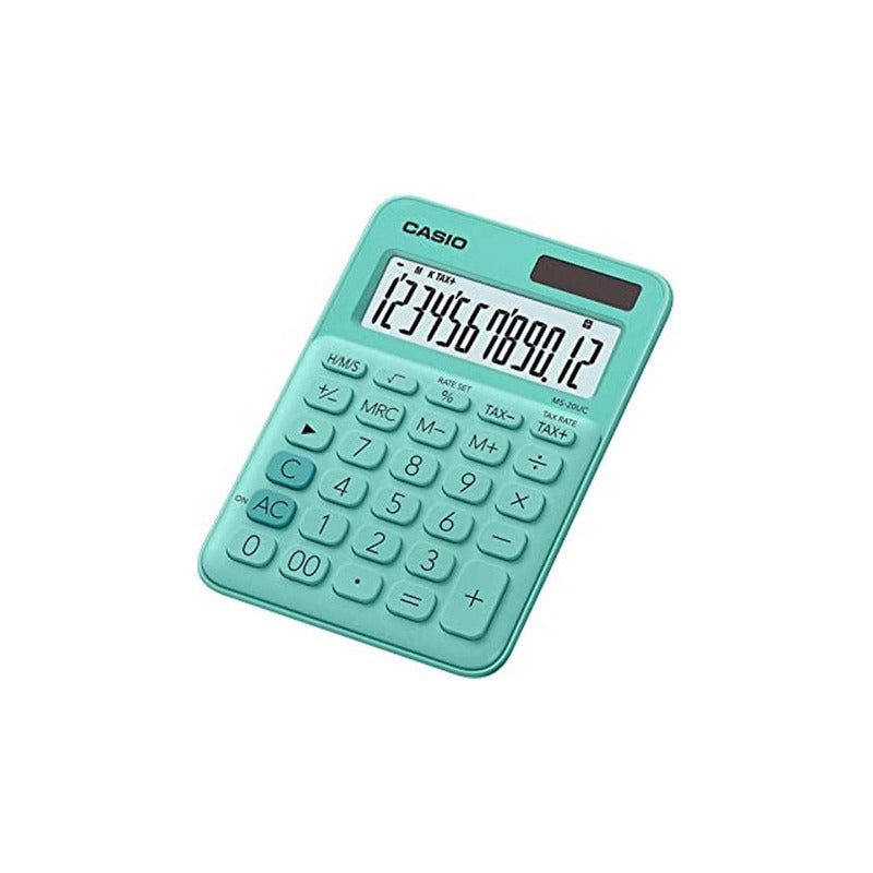 Calculadora Casio Ms-20uc Colores Surtidos Calipso Gn