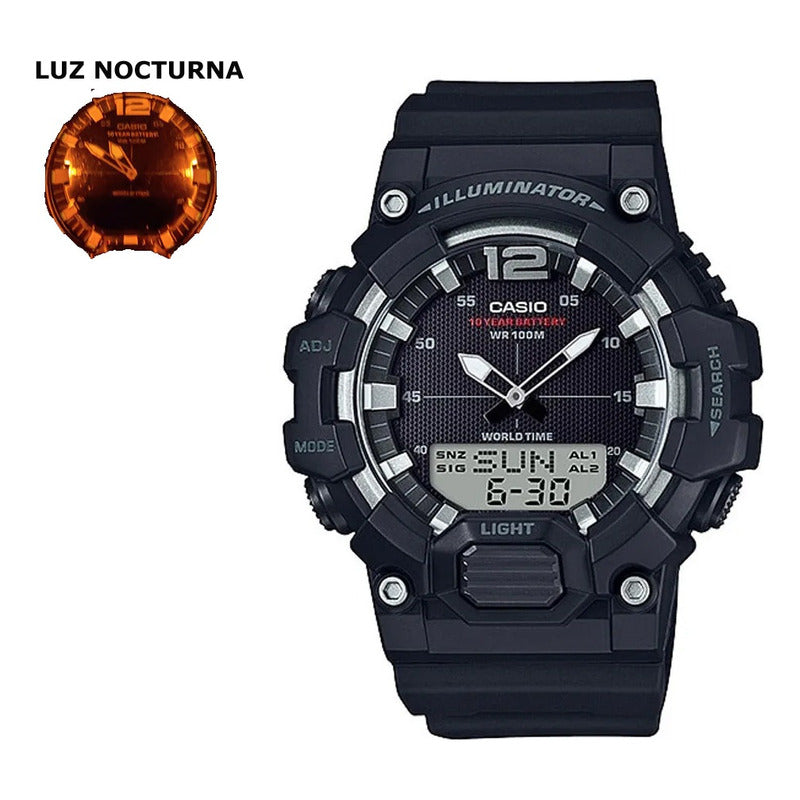Reloj Digital Casio Hdc-700-1a Relojesymas Negro