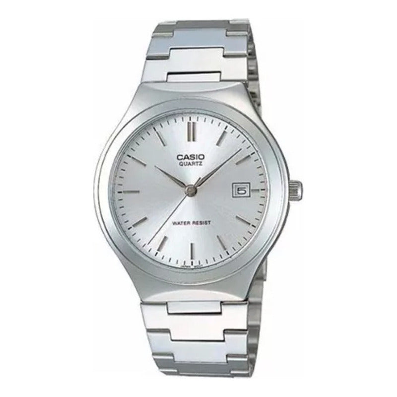 Reloj De Mujer Casio Con Correa De Acero Inoxidable Plateado Gris