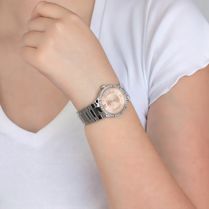 Reloj Festina F16719/3 Plateado Mujer Rosa