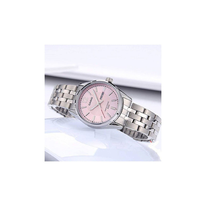 Reloj Casio Ltp-1335d-5av Cuarzo Relojesymas Plateado