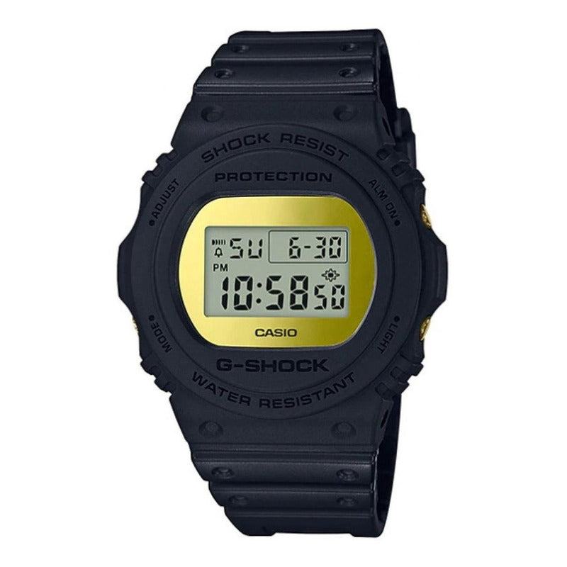 Reloj De Pulsera Casio G-shock Dw-5700bbmb-1dr Original Negro Negro Dorado/gris