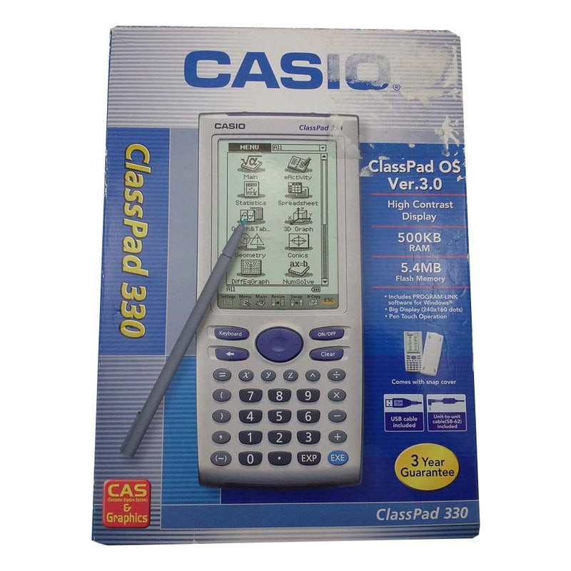 Calculadora Científica Casio Classpad330 Plus Pantalla Alta Resolución Plateado