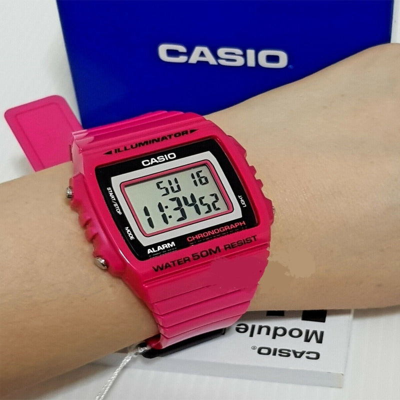 Reloj Casio W-215h Colores Surtidos Sumergible