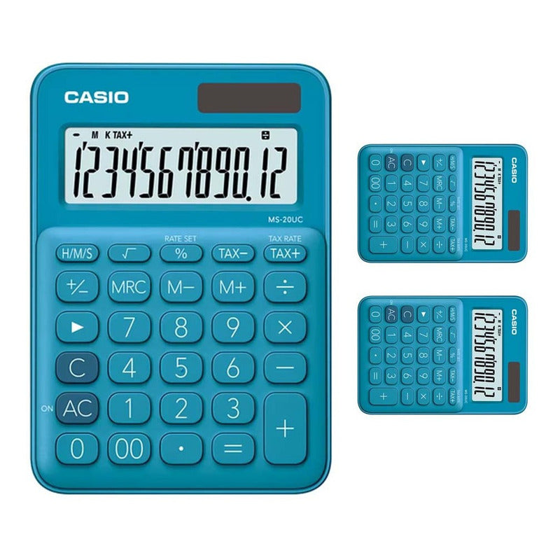 Calculadora Casio Ms-20uc Colores Surtidos