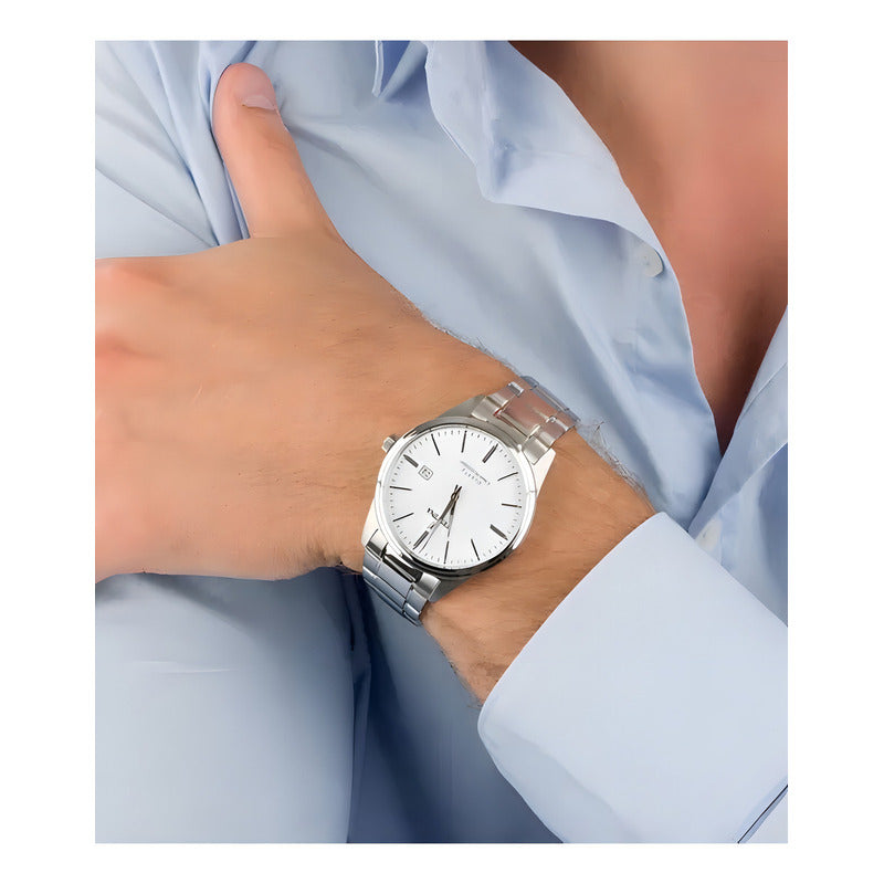 Reloj Festina Classics Para Hombre De Acero F20511/2 Ss Color De La Malla Plateado Color Del Bisel Plateado Color Del Fondo Blanco