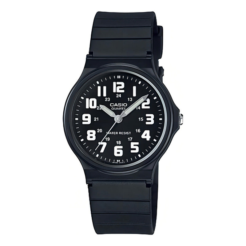 Reloj Casio Mq-71-1b Analógico De Cuarzo Con Correa De Resina Negra Negro