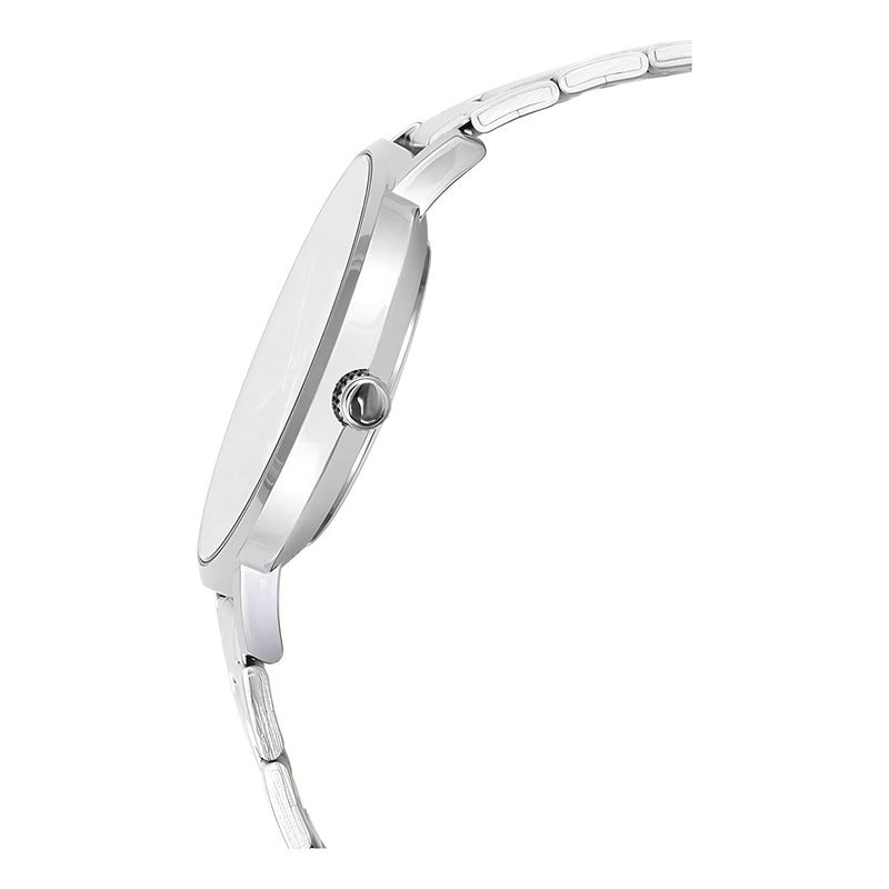 Reloj Casio Ltp-vt01d-4budf Cuarzo Mujer Color De La Correa Plateado Color Del Bisel Plateado Color Del Fondo Rosa Plata