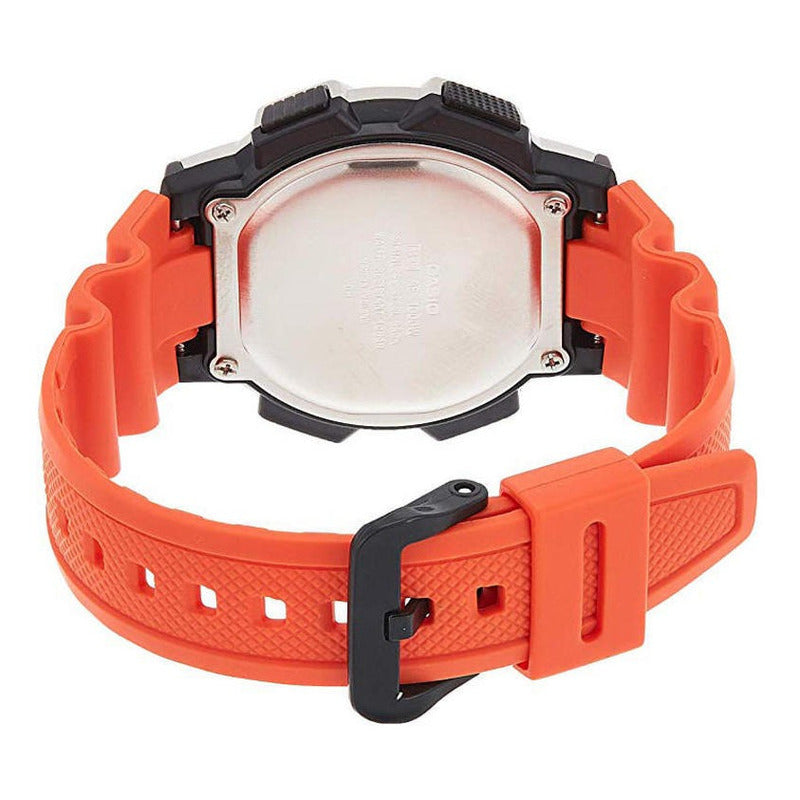 Reloj Pulsera Hombre Casio Youth Series Ae-1000w-4bv Naranja Negro