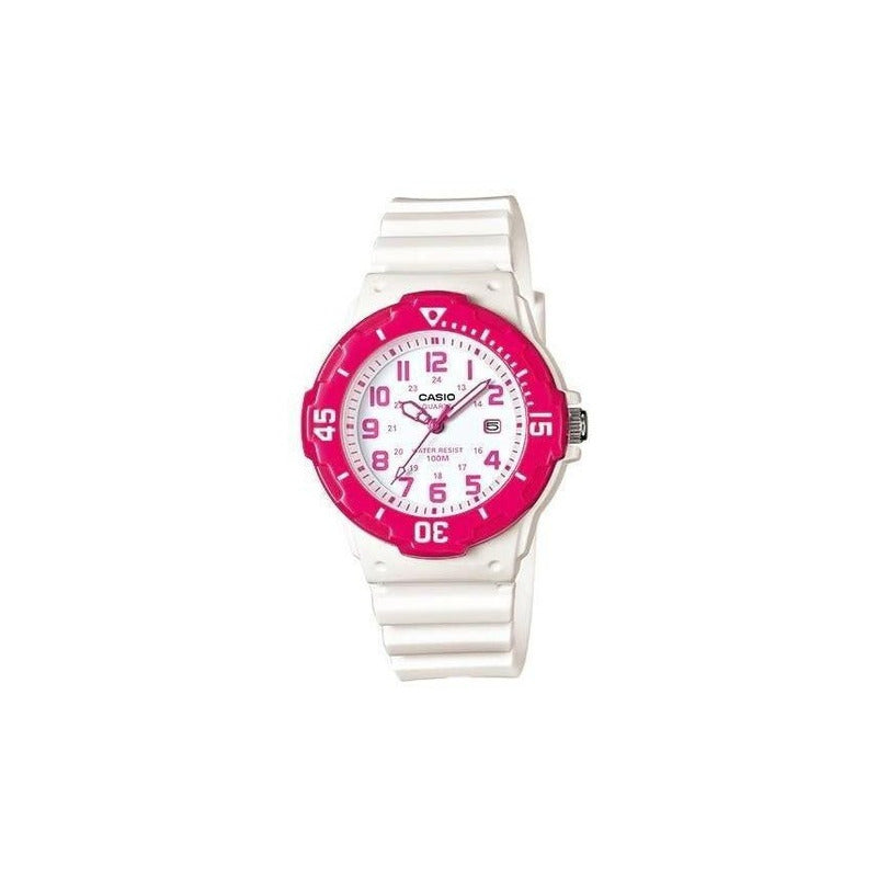 Reloj Casio Niña Lrw-200h-4bvdf Relojesymas Blanco