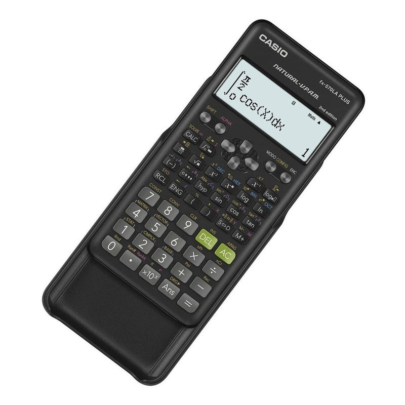 Calculadora Casio Científica Fx-570laplus Negra Gris