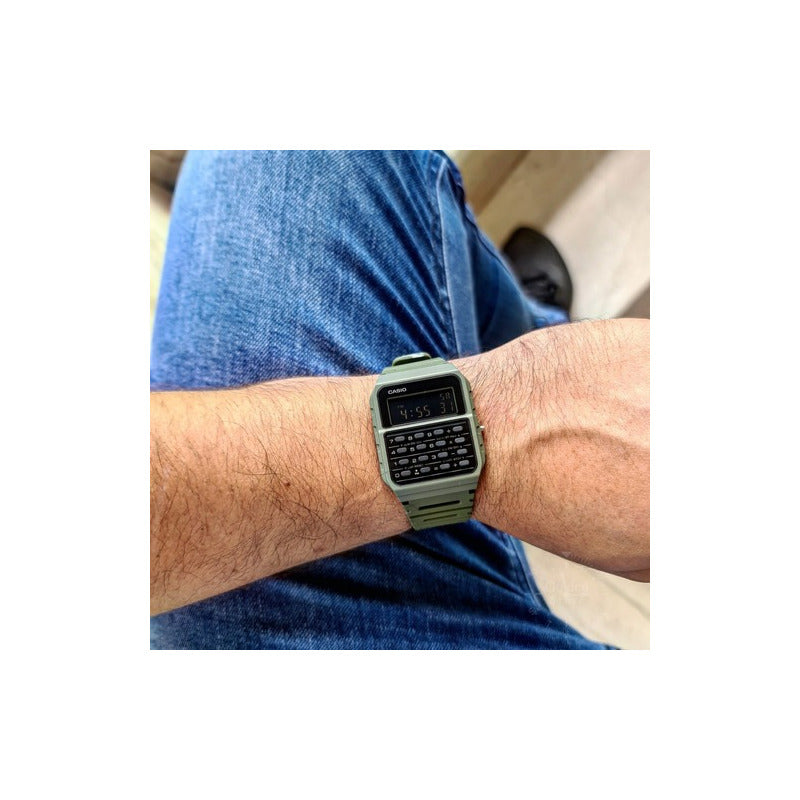 Reloj Calculadora Casio Ca-53w-1 Relojesymas Verde Wf-3b Verde Wf-3b Surtido