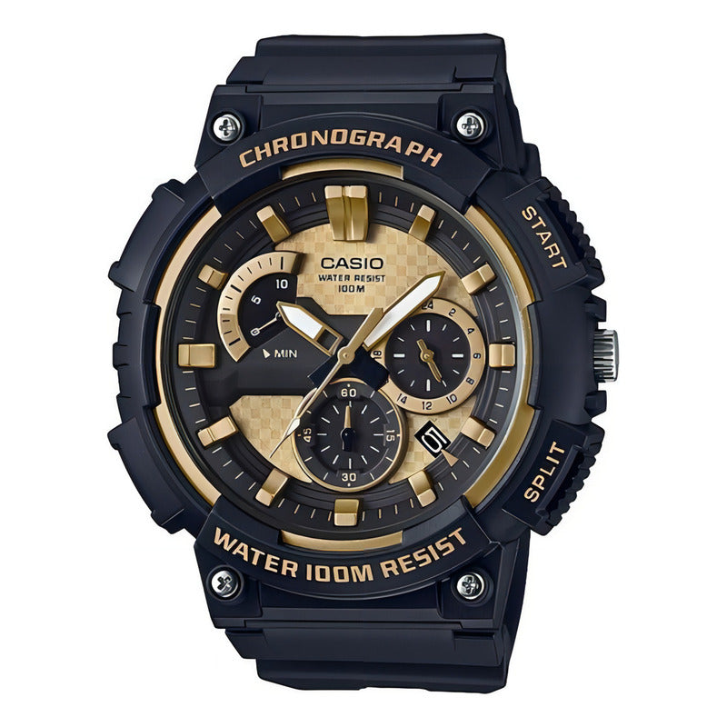 Reloj Casio Hombre Mcw 200h 1avcf Retroceso Analógico Métric Color De La Correa Negro Color Del Bisel Negro Color Del Fondo Color Del Fondo