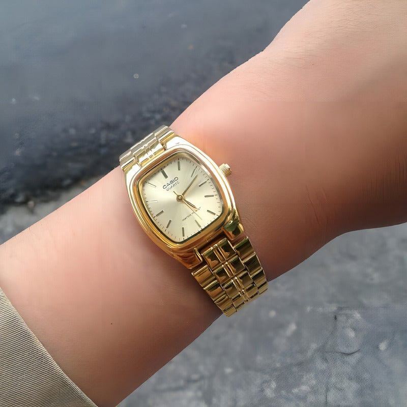 Reloj Casio Mujer Ltp-1169n-9ardf Dorado