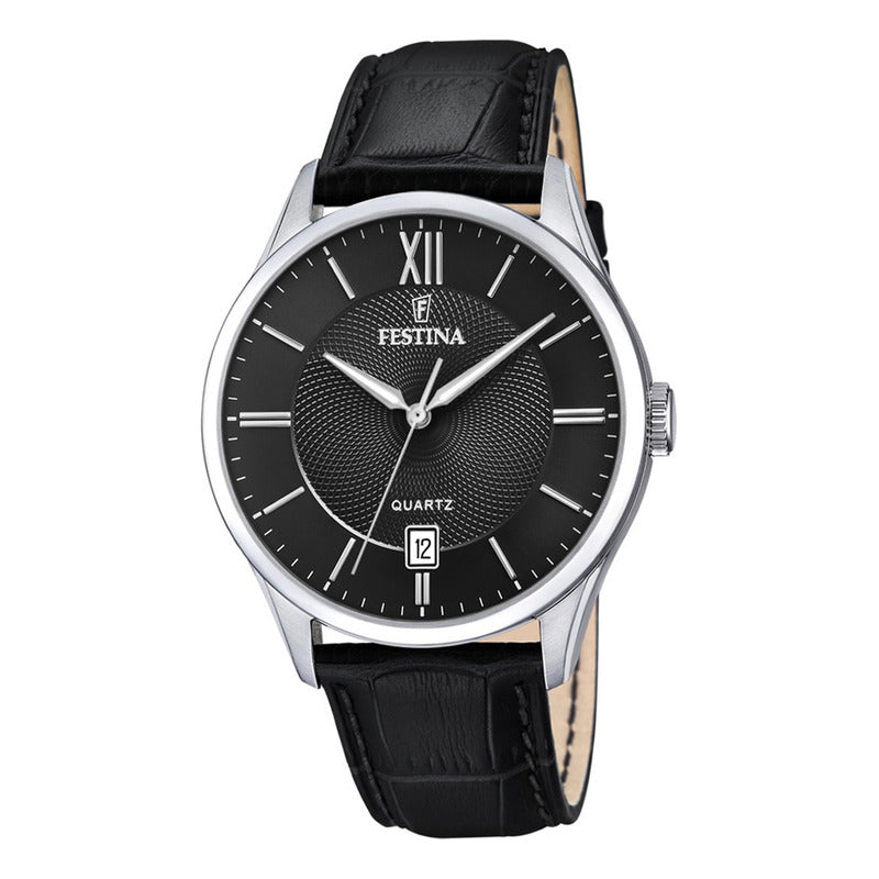 Reloj Festina The Originals F20426/3 Hombre Original Negro Plateado Negro