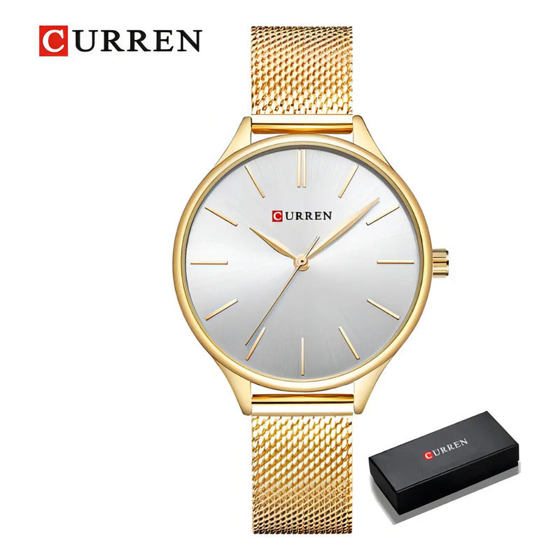 Reloj De Pulsera Curren Cr 9024-4 Para Mujer En Color