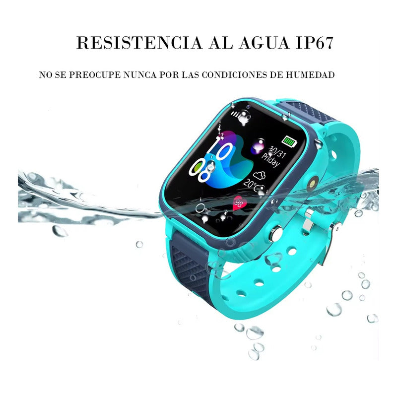 Reloj Smartwatch Lt21-bl Gps Niños C Internet 4g Celeste Celeste/gris Gris