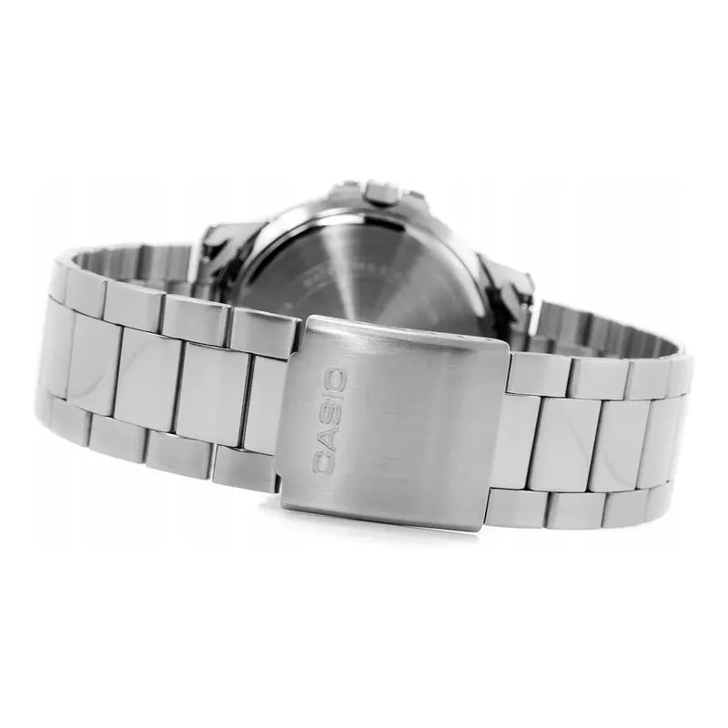 Casio Mtp-vd01d-2ev Reloj Hombre Sumergible Analogico Acero Inox Plateado Negro