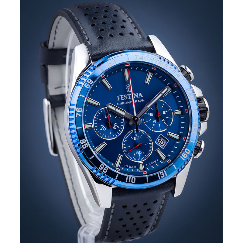 Reloj F20561/3 Festina Hombre Timeless Chronograph Azul Oscuro Azul