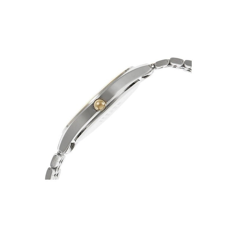Reloj Casio Dama Ltp-1129g-7brdf Dorado Y Plateado