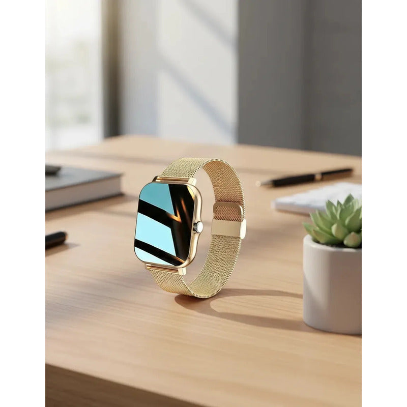 Smart Watch Bluetooth Derwye Dorado Mas Correa Milanés