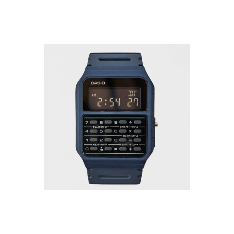 Reloj Calculadora Clasico Casio Ca-53wf-2b Azul Azul Wf-2b Surtido