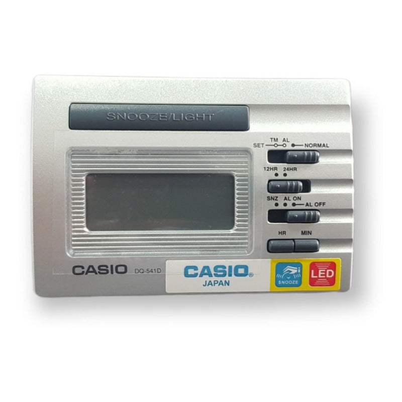 Reloj Despertador Digital Casio Plateado - Dq-541-8r