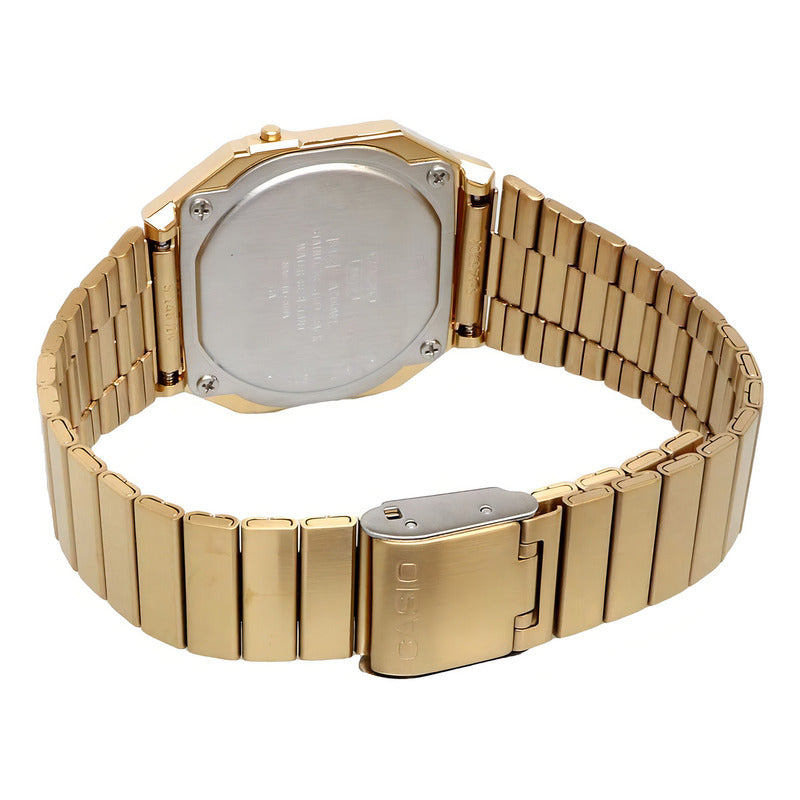 Reloj Casio Vintage Digital Dorado Para Adultos