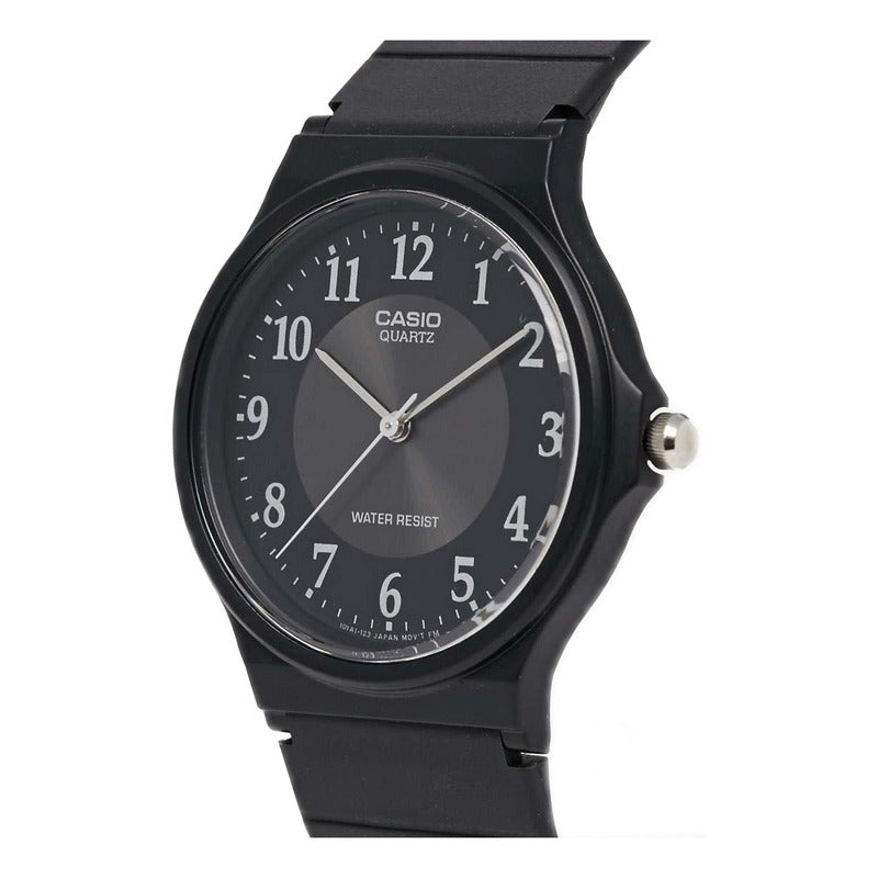 Reloj Pulsera Casio Mq-24-1b3 Con Correa De Resina Color Negro