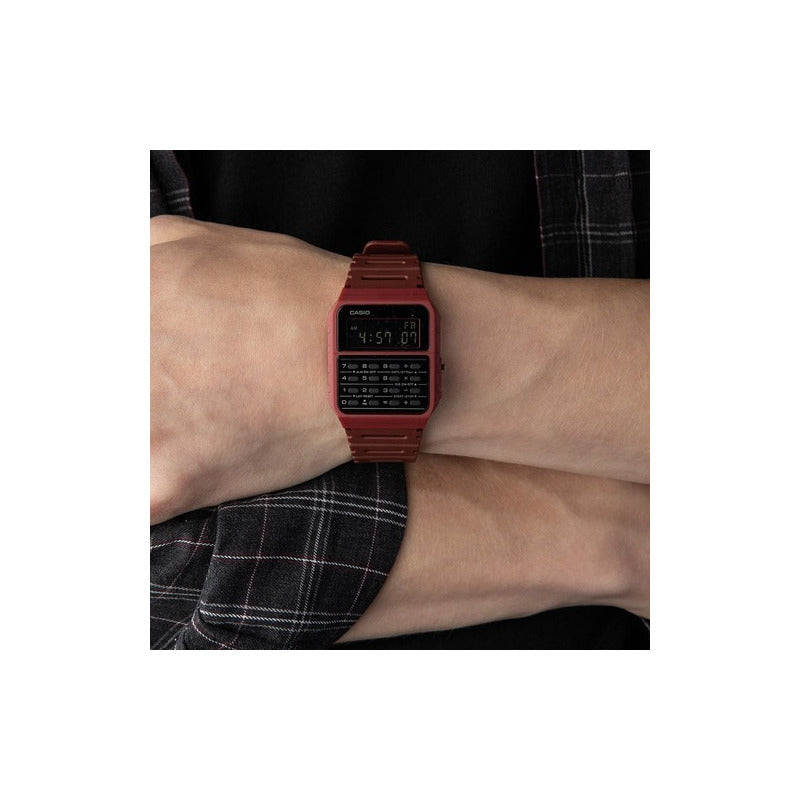 Reloj Calculadora  Casio Ca-53w-1 Relojesymas Rojo Wf-4b Rojo Wf-4b Surtido