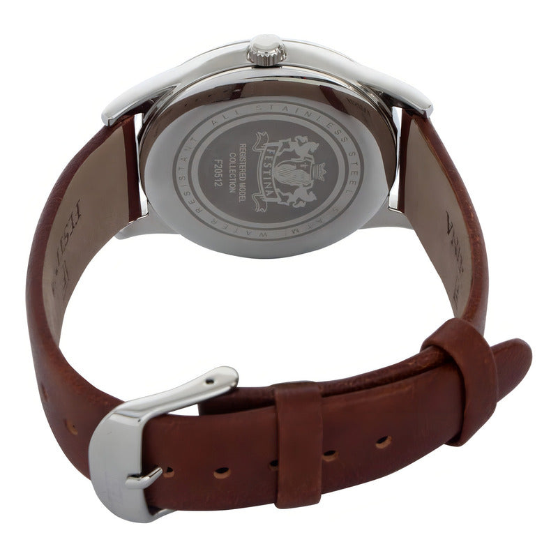 Reloj Festina F20512/2 Marrón Unisex Plateado