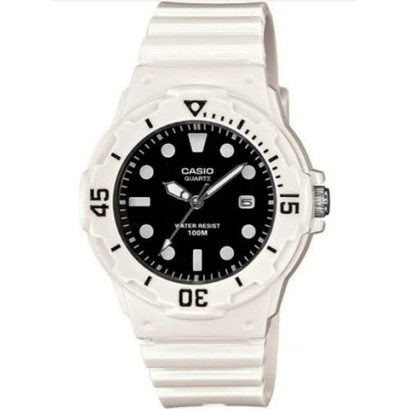 Reloj Casio Mujer Modelo Lrw-200h-1evdf /relojería Violeta Blanco Rosa